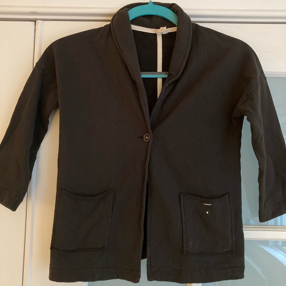 Boy’s organic cotton sweatshirt blazer